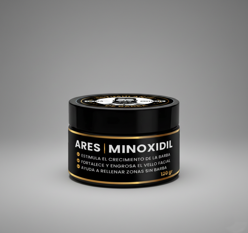 Ares Minoxidil  Estimulante de Crecimiento de Barba para Hombres